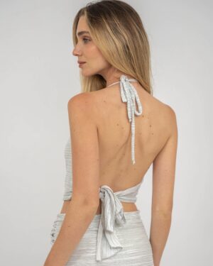 Gia Silver Top