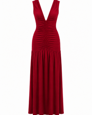 Magnolia Dress Red